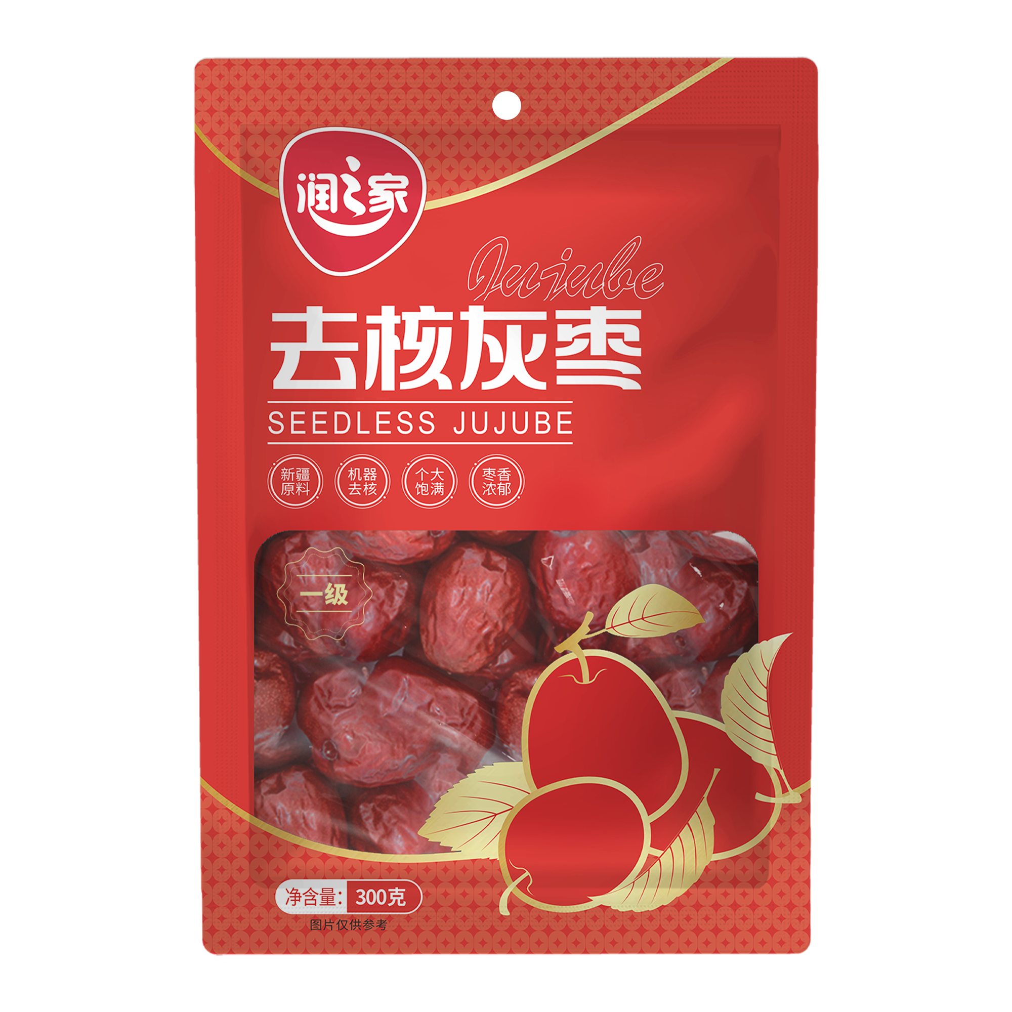 去核灰棗300g